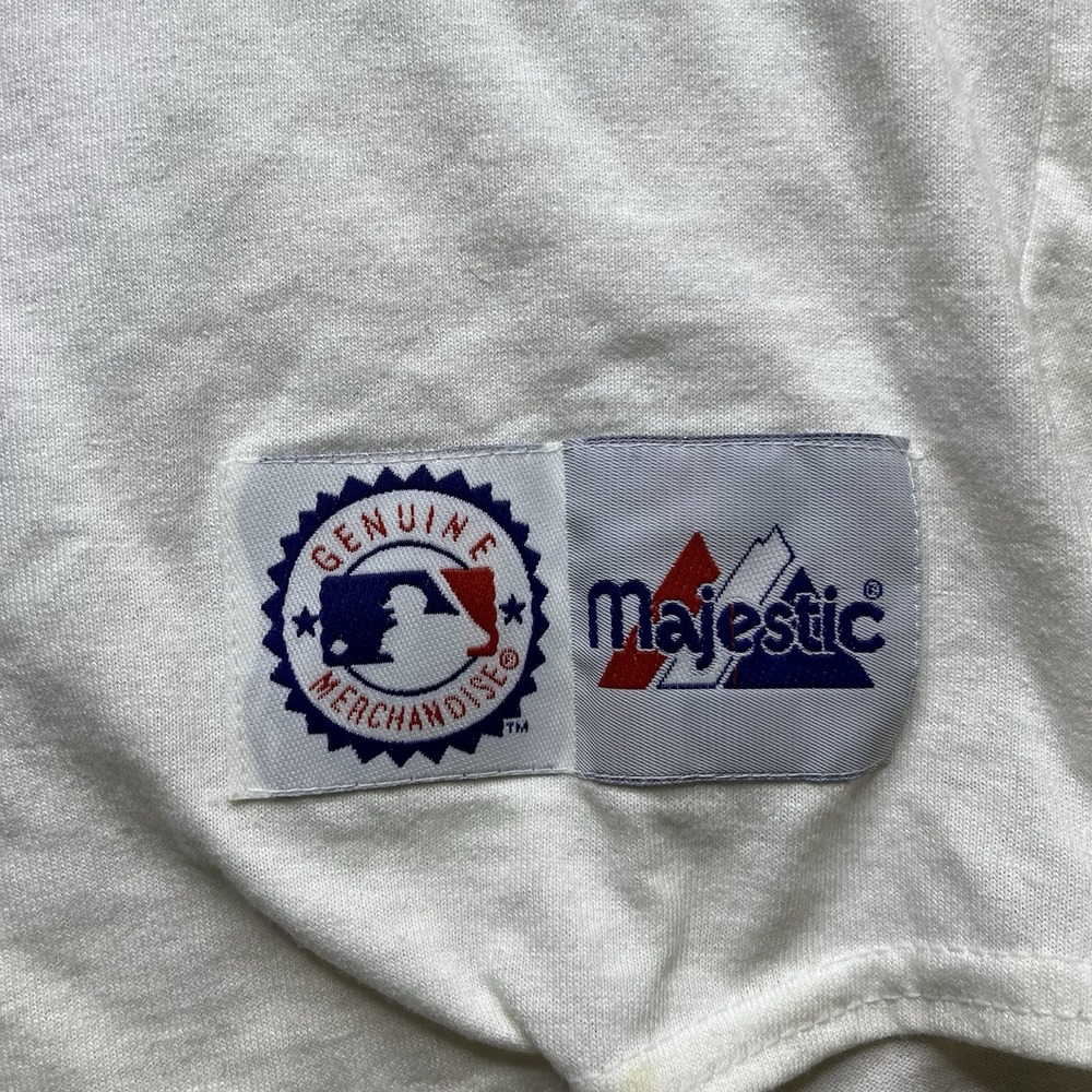 Seattle Mariners Vintage Majestic Jersey Button Up 24 Griffey White Mens Size XL - Picture 3 of 16